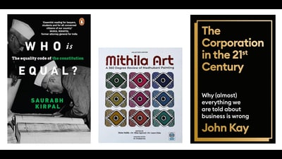 This week’s pick of interesting reads includes a book that explains existing laws on equality in India, another that looks at the possible future of the modern corporation, and a volume on an ethnic art form from northern Bihar (HT Team)