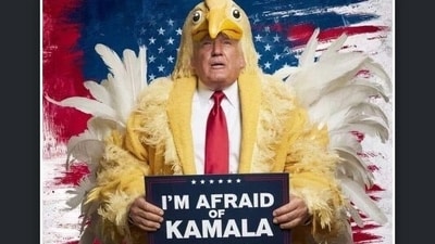 Donald Trump declared that there will be no second debate with Kamala Harris after his lackluster performance in Tuesday’s debate. Following this, Harris campaign taunted the GOP candidate as “chicken.” Donald Trump declared that there will be no second debate with Kamala Harris after his lackluster performance in Tuesday’s debate. Following this, Harris campaign taunted the GOP candidate as “chicken.”