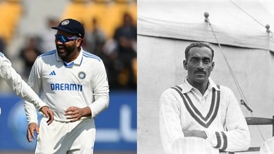 CK Nayudu (right) had led India in their first-ever Test match in 1932. (Getty/BCCI) CK Nayudu (right) had led India in their first-ever Test match in 1932. (Getty/BCCI)