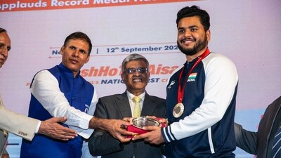 Yogesh Kathuniya won the Silver medal in the Men's discus throw F56 at the Paris Paralympics