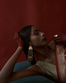 Traditional Assamese work in earrings from Kharikajai. (Photo: Instagram/kharikajai) Traditional Assamese work in earrings from Kharikajai. (Photo: Instagram/kharikajai)