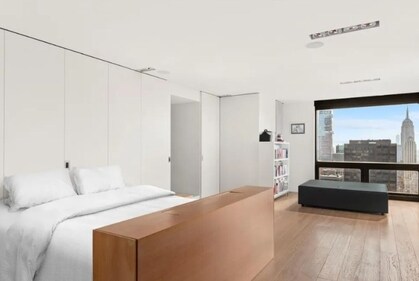 One of the bedrooms. (Douglas Elliman) One of the bedrooms. (Douglas Elliman)