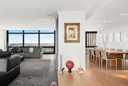 Living-dining area. (Douglas Elliman) Living-dining area. (Douglas Elliman)