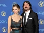 Dave Grohl, right, and Jordyn Blum arrive at the 65th Annual Directors Guild of America Awards at the Ray Dolby Ballroom in Los Angeles. Photo by Chris Pizzello/AP