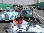 10 of the vintage cars, including 1954 Dodge Kingsway, Karnataka’s first state vehicle, were also displayed at the auto show. (HT Photo/For representative purposes)