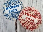Trump vs Harris: While 5,200 of them have been sold with the sentiment “I support former President Trump,” just 500 had the sentiment “I support Vice President Kamala Harris.” Trump vs Harris: While 5,200 of them have been sold with the sentiment “I support former President Trump,” just 500 had the sentiment “I support Vice President Kamala Harris.”