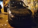 Two persons died in a waterlogged underpass in Faridabad late on Friday night, Two persons died in a waterlogged underpass in Faridabad late on Friday night,