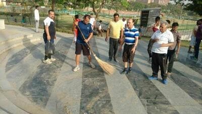 During the campaign, the focus will be on engaging communities through various activities such as cleanliness pledges, awareness drives, tree plantation efforts, marathons, and walkathons, said officials. (HT Photo) During the campaign, the focus will be on engaging communities through various activities such as cleanliness pledges, awareness drives, tree plantation efforts, marathons, and walkathons, said officials. (HT Photo)