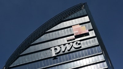 Accountancy giant PwC was banned in China on September 13, 2024, for six months and slapped with a fine of $62.2 million over problems with its audit of beleaguered property company Evergrande. The moves by Chinese regulators mark the latest development in a crackdown on PwC for its work with Evergrande, which has become emblematic of a protracted debt crisis in the country's real estate sector. (Miguel Medina/AFP) Accountancy giant PwC was banned in China on September 13, 2024, for six months and slapped with a fine of $62.2 million over problems with its audit of beleaguered property company Evergrande. The moves by Chinese regulators mark the latest development in a crackdown on PwC for its work with Evergrande, which has become emblematic of a protracted debt crisis in the country's real estate sector. (Miguel Medina/AFP)