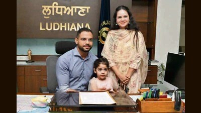Jitendra Jorwal join as DC in Ludhiana on Saturday, September 14, 2024. (HT Photo)