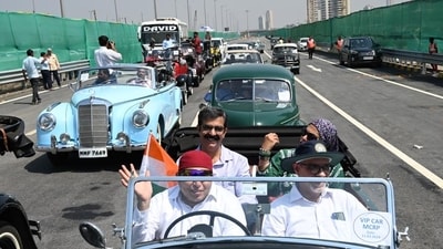 10 of the vintage cars, including 1954 Dodge Kingsway, Karnataka’s first state vehicle, were also displayed at the auto show. (HT Photo/For representative purposes)