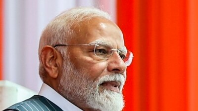 Doda: Prime Minister Narendra Modi addresses a public meeting ahead of the upcoming Jammu and Kashmir Assembly elections, in Doda district, Saturday, Sept. 14, 2024. (PTI Photo) Doda: Prime Minister Narendra Modi addresses a public meeting ahead of the upcoming Jammu and Kashmir Assembly elections, in Doda district, Saturday, Sept. 14, 2024. (PTI Photo)