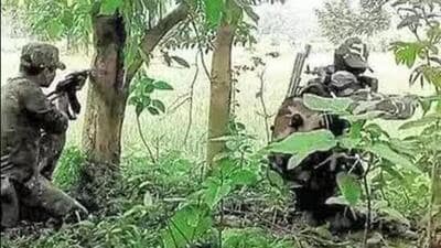 Police said a weapon and a huge cache of Maoist-related material were recovered from the spot after the encounter. (Representational image)