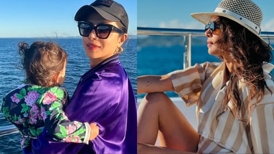Priyanka Chopra got engaged to Nick Jonas in July 2018. They tied the knot in a grand wedding in Rajasthan in December 2018. In January 2022, the couple welcomed their first child, Malti Marie Chopra Jonas, via surrogacy. After that, Priyanka got a tattoo of Malti on her hand. It was the outline of Malti's face inked in black and white. Recently, she flaunted the tattoo while on her trip to France. Priyanka Chopra got engaged to Nick Jonas in July 2018. They tied the knot in a grand wedding in Rajasthan in December 2018. In January 2022, the couple welcomed their first child, Malti Marie Chopra Jonas, via surrogacy. After that, Priyanka got a tattoo of Malti on her hand. It was the outline of Malti's face inked in black and white. Recently, she flaunted the tattoo while on her trip to France.