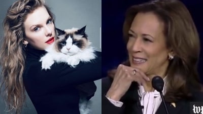 Taylor Swift declared her support for Kamala Harris and Tim Walz in the 2024 election. Taylor Swift declared her support for Kamala Harris and Tim Walz in the 2024 election.