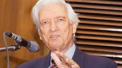 Maharaj Krishna Rasgotra (MKR), former foreign secretary of India, celebrated his 100th birthday last week on September 11 (HT PHOTO) Maharaj Krishna Rasgotra (MKR), former foreign secretary of India, celebrated his 100th birthday last week on September 11 (HT PHOTO)