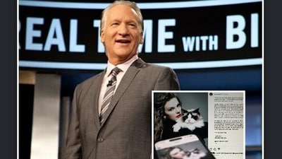 Bill Maher seemed astonished at Taylor Swift's impact on the 2024 presidential contest, considering it was previously reported that Swift's endorsement directed over 400,000 individuals to Vote.gov -- a website that facilitates voter registration and directs users to their local state election websites. (AP/Instagram) Bill Maher seemed astonished at Taylor Swift's impact on the 2024 presidential contest, considering it was previously reported that Swift's endorsement directed over 400,000 individuals to Vote.gov -- a website that facilitates voter registration and directs users to their local state election websites. (AP/Instagram)