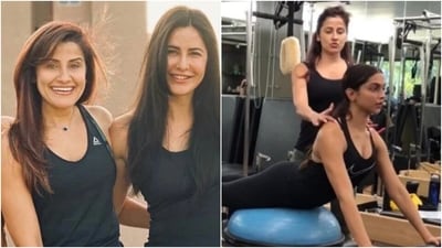 Katrina Kaif and Deepika Padukone's trainer, Yasmin Karachiwala. Katrina Kaif and Deepika Padukone's trainer, Yasmin Karachiwala.