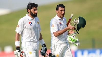 File photo of Misbah-ul-Haq and Younis Khan.