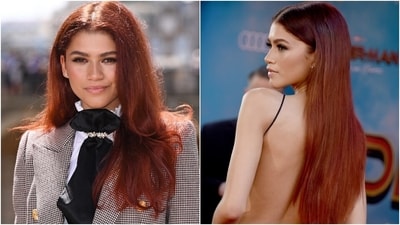 Zendaya debuted red hair while promoting Spider-Man: Far From Home. She slayed all the red carpet look accentuated by her auburn tresses. It's one of the best red hair moments on the red carpets so far! Zendaya debuted red hair while promoting Spider-Man: Far From Home. She slayed all the red carpet look accentuated by her auburn tresses. It's one of the best red hair moments on the red carpets so far! 