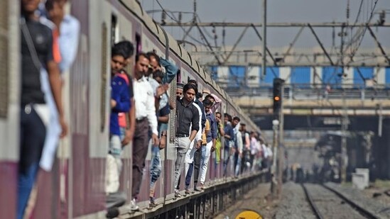 Work is being carried out in phases on at least four rail line projects, with a deadline of December 2025. . (Satyabrata Tripathy / HT Photo) (Representaitonal Image)
