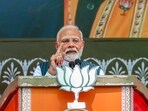 Prime Minister Narendra Modi addresses a public meeting ahead of the upcoming Jammu and Kashmir Assembly elections in Doda district on September 14. Prime Minister Narendra Modi addresses a public meeting ahead of the upcoming Jammu and Kashmir Assembly elections in Doda district on September 14.