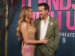 Canadian-US actor Ryan Reynolds and his wife US actress Blake Lively attend the New York premiere of "It Ends With Us" at at AMC Lincoln Square in New York, August 6, 2024. 