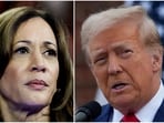 U.S. Vice President Kamala Harris in Milwaukee, Wisconsin, U.S. August 20, 2024 and former U.S. President Donald Trump in Bedminster, New Jersey, U.S., August 15, 2024 are seen in a combination of file photographs.