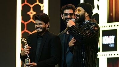 Taking to Instagram, the official account of SIIMA Awards shared a photo of Anand Deverakonda. The caption read, "@ananddeverakonda takes home the Best Actor in a Leading Role (Critics) award at SIIMA 2024 for his outstanding performance in Baby. A proud moment celebrating his talent and hard work!" Taking to Instagram, the official account of SIIMA Awards shared a photo of Anand Deverakonda. The caption read, "@ananddeverakonda takes home the Best Actor in a Leading Role (Critics) award at SIIMA 2024 for his outstanding performance in Baby. A proud moment celebrating his talent and hard work!"
