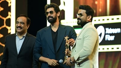 Taking to Instagram, the official account of SIIMA Awards shared a photo of Dhananjaya. The caption read, "Congratulations to @dhananjaya_ka for winning Best Actor (Critics) in a Leading Role (Kannada) for his outstanding performance in the film Gurudev Hoysala at SIIMA 2024! Your extraordinary work has elevated the film and touched countless hearts." Taking to Instagram, the official account of SIIMA Awards shared a photo of Dhananjaya. The caption read, "Congratulations to @dhananjaya_ka for winning Best Actor (Critics) in a Leading Role (Kannada) for his outstanding performance in the film Gurudev Hoysala at SIIMA 2024! Your extraordinary work has elevated the film and touched countless hearts." 