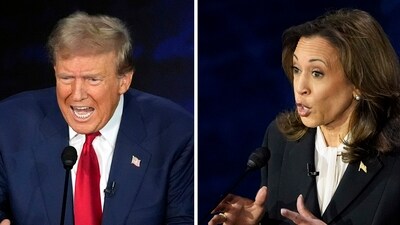 Kamala Harris warns that Donald Trump and his ‘extremist allies’ could ‘take our nation backward’ (AP/PTI) (AP09_11_2024_000003B) (AP) Kamala Harris warns that Donald Trump and his ‘extremist allies’ could ‘take our nation backward’ (AP/PTI) (AP09_11_2024_000003B) (AP)