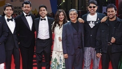 The team of Superboys of Malegaon at TIFF. The team of Superboys of Malegaon at TIFF.