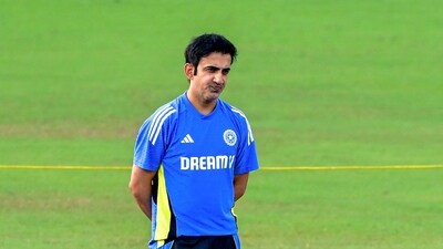 Gautam Gambhir gave a reality to former LSG batter. (AFP) Gautam Gambhir gave a reality to former LSG batter. (AFP)
