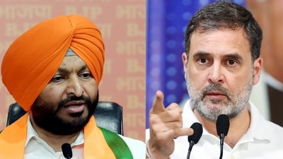 Union minister Ravneet Singh Bittu and Rahul Gandhi Union minister Ravneet Singh Bittu and Rahul Gandhi