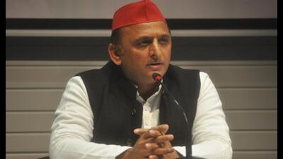 Samajwadi Party chief Akhilesh Yadav. (HT file)