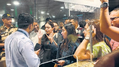 Some passengers had heated arguments with Indigo’s ground staff