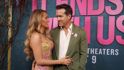 Canadian-US actor Ryan Reynolds and his wife US actress Blake Lively attend the New York premiere of "It Ends With Us" at at AMC Lincoln Square in New York, August 6, 2024. (AFP) Canadian-US actor Ryan Reynolds and his wife US actress Blake Lively attend the New York premiere of "It Ends With Us" at at AMC Lincoln Square in New York, August 6, 2024. (AFP)