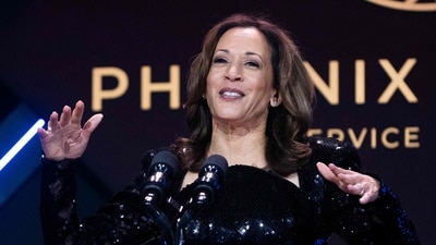 Kamala Harris trolled for speaking in ‘ridiculous’ new accent at Congressional Black Caucus dinner (Photo by ROBERTO SCHMIDT / AFP) (AFP) Kamala Harris trolled for speaking in ‘ridiculous’ new accent at Congressional Black Caucus dinner (Photo by ROBERTO SCHMIDT / AFP) (AFP)