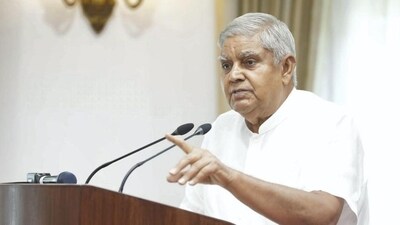 Vice President Jagdeep Dhankar was speaking on the subject of ‘Enhancement of Democratic Values and Ethics’ in a joint address organised as part of the year-long celebration of the Maharashtra legislative council’s centenary year. (File) (PTI) Vice President Jagdeep Dhankar was speaking on the subject of ‘Enhancement of Democratic Values and Ethics’ in a joint address organised as part of the year-long celebration of the Maharashtra legislative council’s centenary year. (File) (PTI)