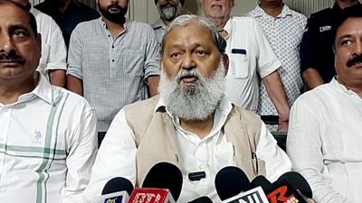 Former Haryana Minister and Bharatiya Janata Party (BJP) leader Anil Vij. (ANI)