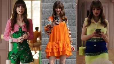 Lily Collins celebrates 'Emily in Paris' Season 4, Part 2 with stylish nods to classic films. Lily Collins celebrates 'Emily in Paris' Season 4, Part 2 with stylish nods to classic films.