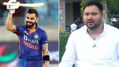 Tejashwi Yadav (R) featured in seven domestic matches and got picked for the Indian Premier League Tejashwi Yadav (R) featured in seven domestic matches and got picked for the Indian Premier League