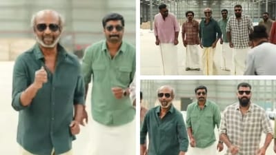 Rajinikanth celebrated Onam on Coolie sets by dancing to Manasilaayo song. Rajinikanth celebrated Onam on Coolie sets by dancing to Manasilaayo song.