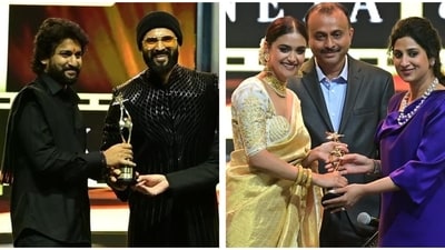 Nani and Keerthy Suresh won big at the SIIMA Awards 2024. Nani and Keerthy Suresh won big at the SIIMA Awards 2024.