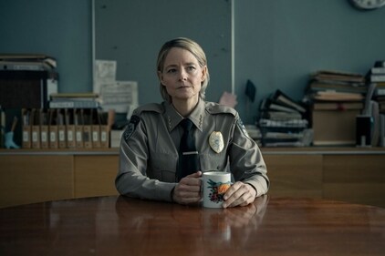 Jodie Foster in a still from True Detective Jodie Foster in a still from True Detective