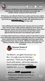 Raveena shared what Bhavin wrote for her. Raveena shared what Bhavin wrote for her.