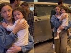 Alia Bhatt and Ranbir Kapoor were recently seen at Mumbai airport along with daughter Raha.