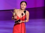 Anna Sawai accepts the Outstanding Lead Actress in a Drama Series award for Shogun onstage during the 76th Primetime Emmy Awards at Peacock Theater on September 15, 2024 in Los Angeles, California. Kevin Winter/Getty Images/AFP (Photo by KEVIN WINTER / GETTY IMAGES NORTH AMERICA / Getty Images via AFP) Anna Sawai accepts the Outstanding Lead Actress in a Drama Series award for Shogun onstage during the 76th Primetime Emmy Awards at Peacock Theater on September 15, 2024 in Los Angeles, California. Kevin Winter/Getty Images/AFP (Photo by KEVIN WINTER / GETTY IMAGES NORTH AMERICA / Getty Images via AFP)