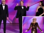 As Selena Gomez was the night’s first presenter alongside her co-stars from Only Murders in the Building, Martin Short and Steve Martin, she made a casual joke about being a “childless cat lady” after Taylor Swift embraced the term in her endorsement of Democratic presidential nominee Kamala Harris.