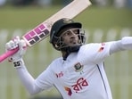 Mushfiqur Rahim celebrating a century. Mushfiqur Rahim celebrating a century.